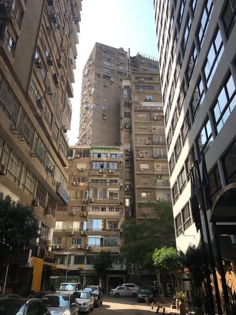 cairo zamelek building from the 70s