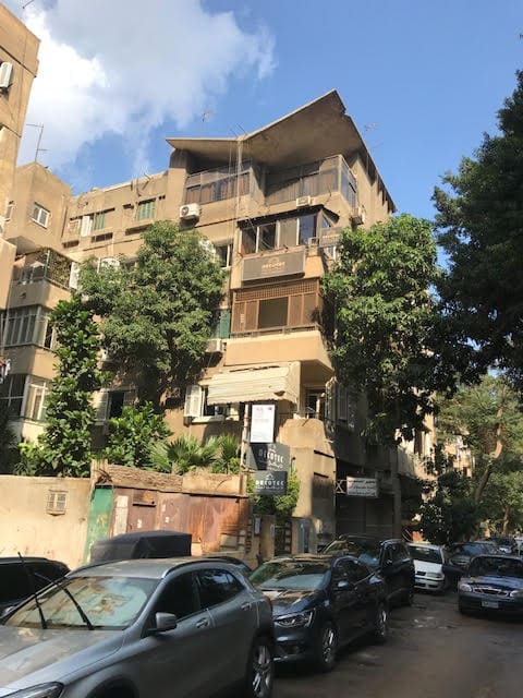 cairo zamelek building from the 70s