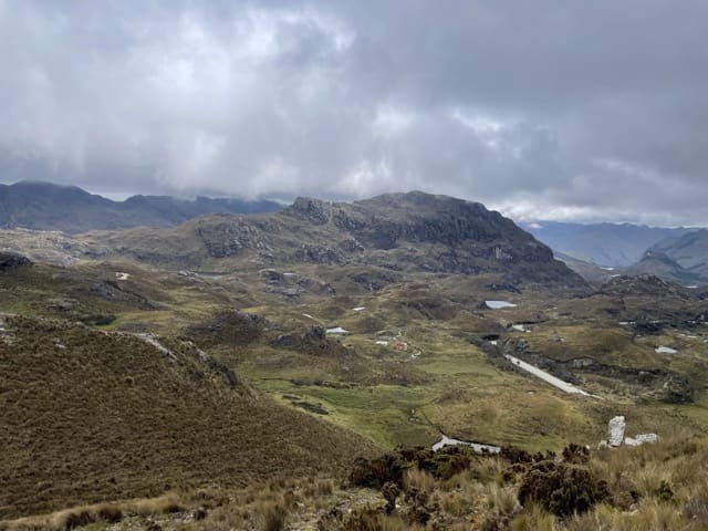 Andes mountains near cuenca