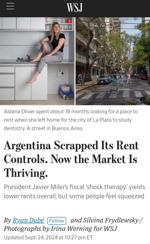 rent controls removal article buenos aires