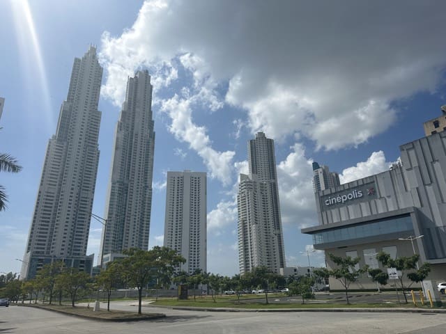 high rises and cinepolis in costa del este panama city