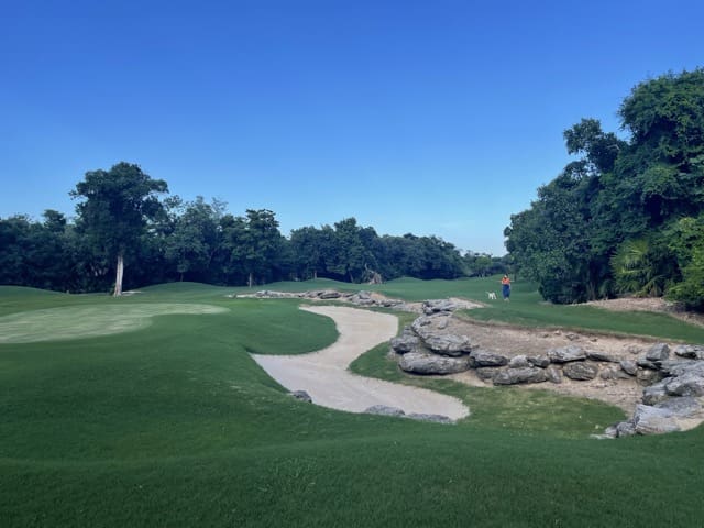 golf course in Playacar, Playa del Carmen: 