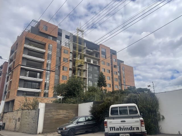 new brick building in gringolandia cuenca ecuador