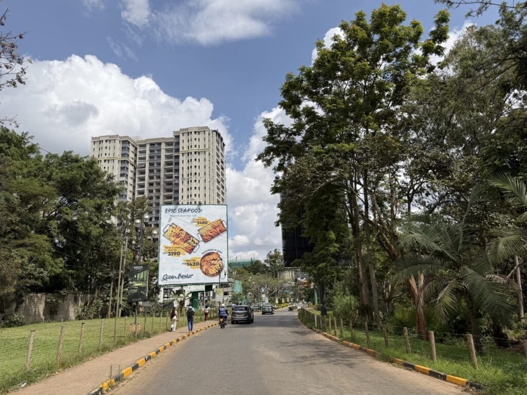 General Mathenge Road in Brookside, Nairobi