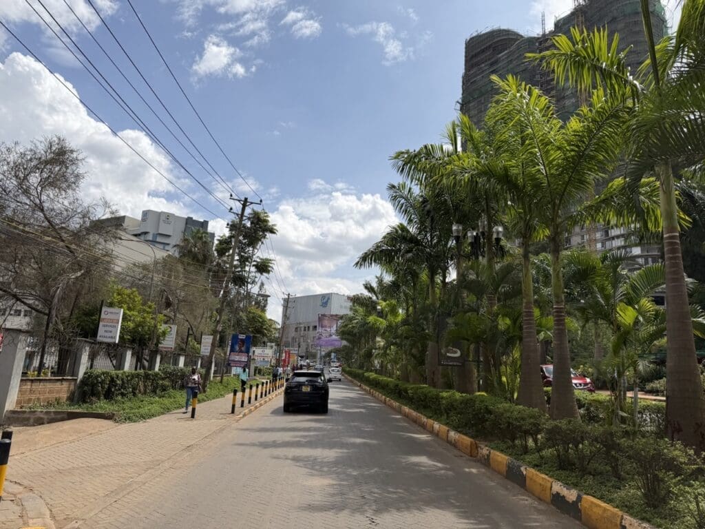 General Mathenge Road in Brookside, Nairobi