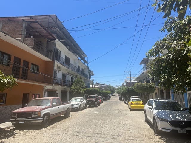 Street in Lazaro Cardenas Puerto Vallarta