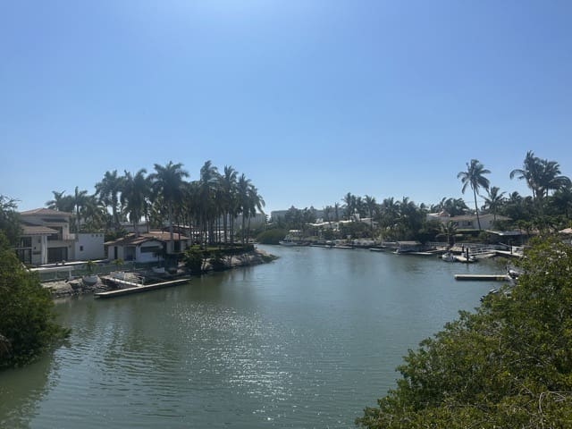 artificial canal in Nuevo Vallarta