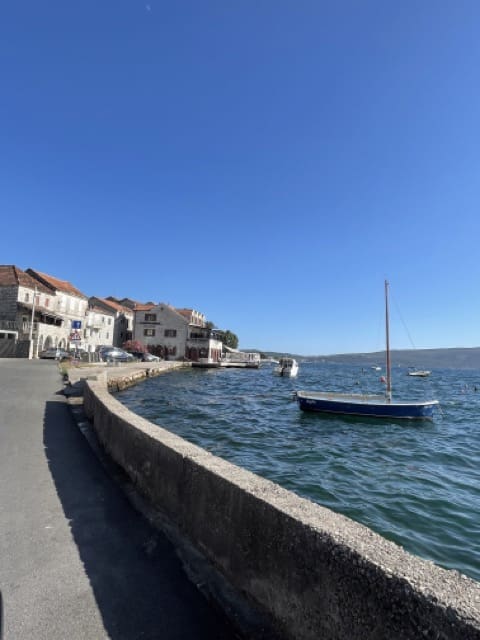 bay view from donja lastva in montenegro