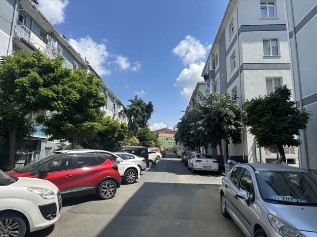 normal street in kagithane istanbul