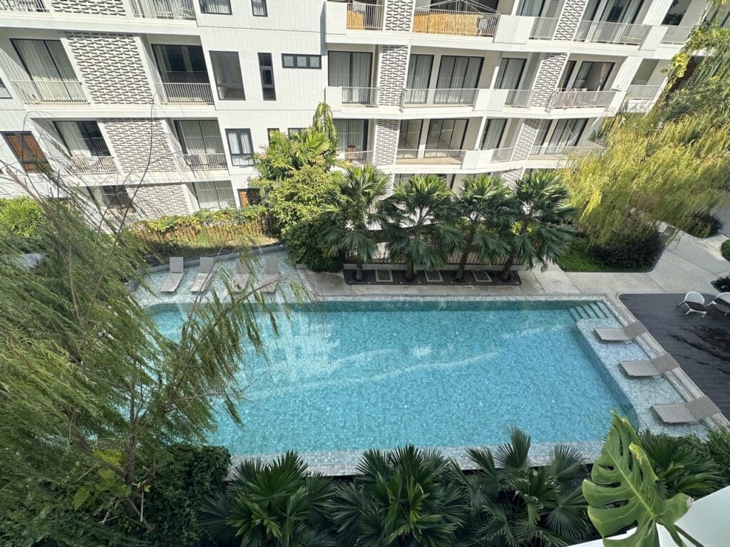 Pool in residential building in Siem Reap