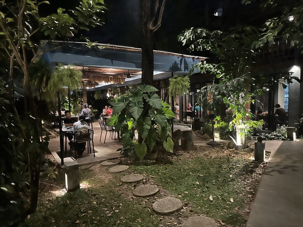 Siem reap outdoor restaurant
