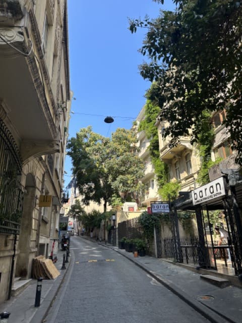 cute street in cihangir istanbul