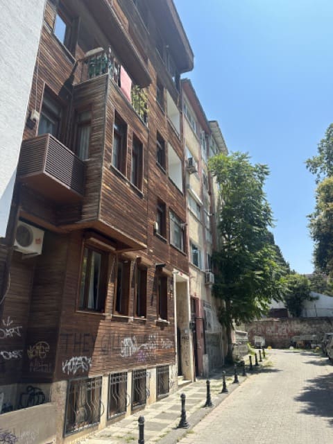 wooden real estate in moda, kadikoy istanbul