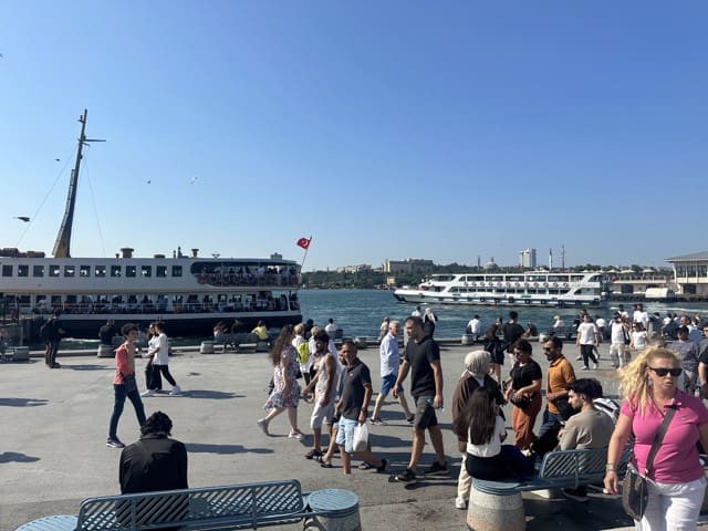 Quay in kadikoy istanbul