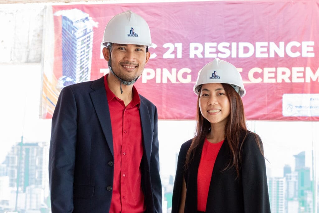 Siem Reap real estate agent Untac checking out a new real estate development