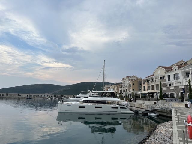 Boat in Lustica Bay