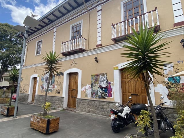 historical house in the center of cuenca ecuador