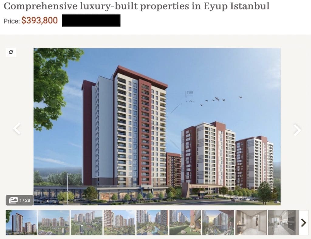 luxury real estate development for sale in istanbul