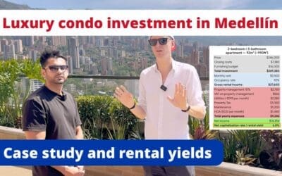 Cap rate analysis of condo in Medellin – decent real estate rental yields in El Poblado