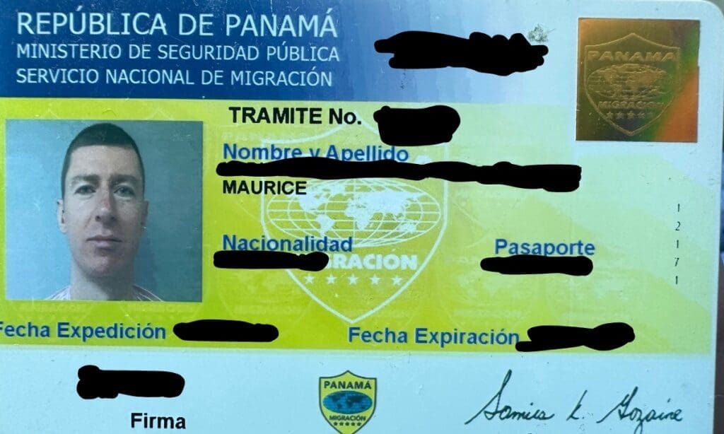 Panama residency card