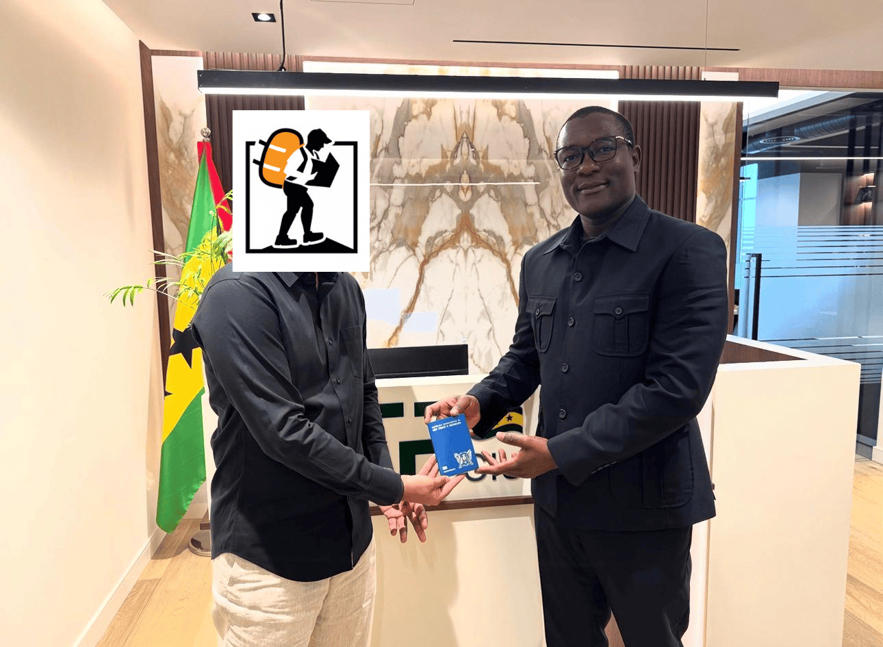 Client receiving their Sao Tome CBI