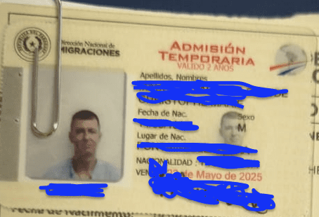 residency card paraguay