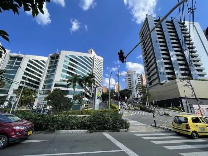 Street and buildings