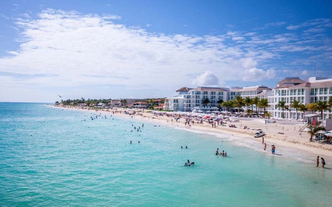 Playa del Carmen beach in Mexico