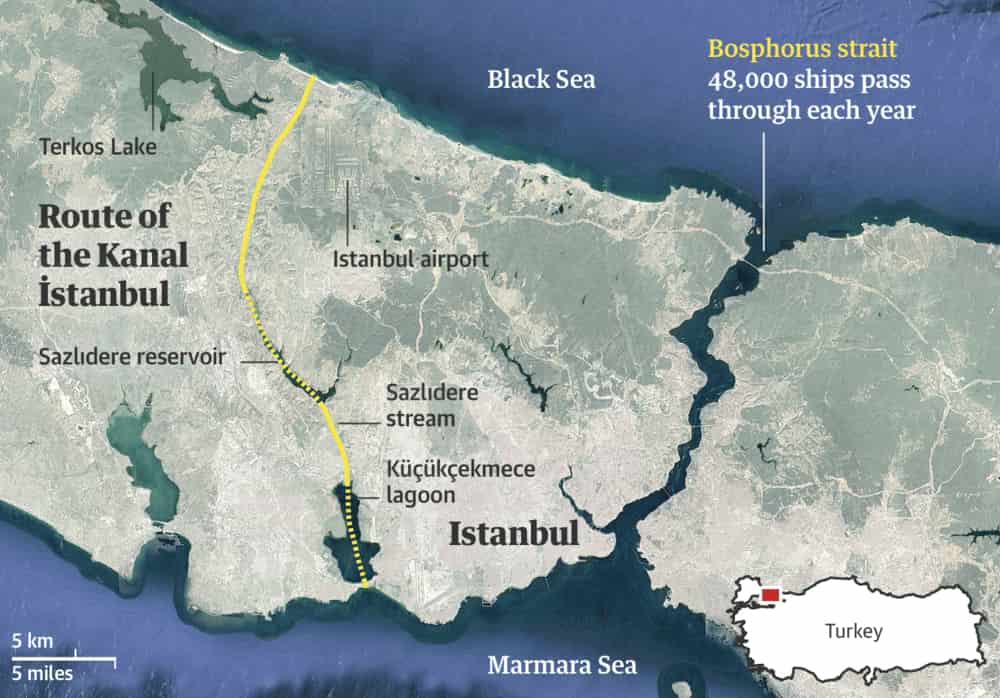 Новый босфор. Проект канала Стамбул в обход Босфора. Новый канал Стамбул на карте Турции. Турецкий канал Стамбул на карте. Канал Стамбул проект на карте Турции.